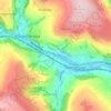 Hawksclough topographic map, elevation, terrain