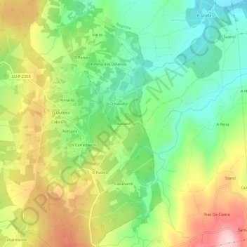 Bonaire topographic map, elevation, terrain