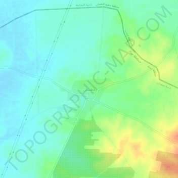 `Atshan topographic map, elevation, terrain