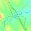 Tsavo topographic map, elevation, terrain