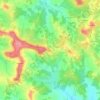 Bernac topographic map, elevation, terrain