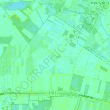 Heinfelde topographic map, elevation, terrain
