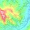 Corano topographic map, elevation, terrain