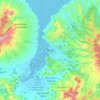 Kota Bima topographic map, elevation, terrain