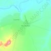 Alto Zambeze topographic map, elevation, terrain