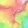 Corno Nero topographic map, elevation, terrain
