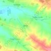 Barsby topographic map, elevation, terrain