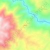 Delicias topographic map, elevation, terrain