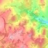 Krebes topographic map, elevation, terrain