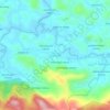 Korome topographic map, elevation, terrain