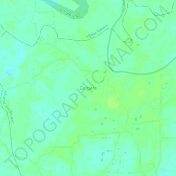 Garpara topographic map, elevation, terrain