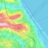 Forchetta topographic map, elevation, terrain