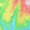 Gerês topographic map, elevation, terrain