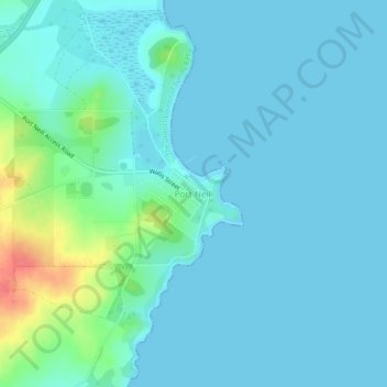 Port Neill topographic map, elevation, terrain