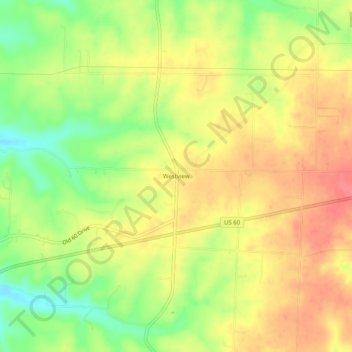 Westview topographic map, elevation, terrain