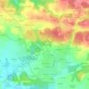 Coat-Faou topographic map, elevation, terrain
