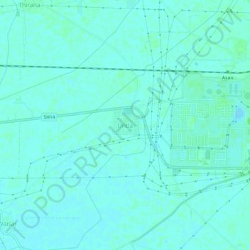 Untla topographic map, elevation, terrain