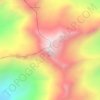 Nevado Chimbolla topographic map, elevation, terrain