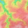 Alzen topographic map, elevation, terrain