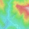 Shanadar cave topographic map, elevation, terrain