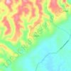 Las Juntas topographic map, elevation, terrain