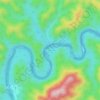 La Marrana topographic map, elevation, terrain