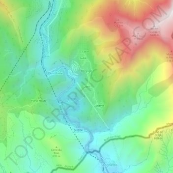 Libre topographic map, elevation, terrain