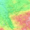Ennepe-Ruhr-Kreis topographic map, elevation, terrain