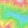 Al Fracèd topographic map, elevation, terrain