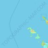 Pulau Benggala topographic map, elevation, terrain