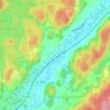 Kinnahult topographic map, elevation, terrain