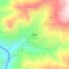 拉伯乡 topographic map, elevation, terrain