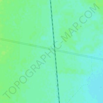 Plains of San Agustin topographic map, elevation, terrain