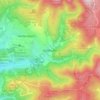Goldlauter topographic map, elevation, terrain
