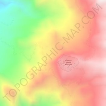 Bolson topographic map, elevation, terrain