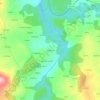 Regalade topographic map, elevation, terrain