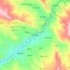 Chuave topographic map, elevation, terrain