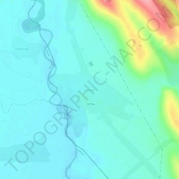 Joldești topographic map, elevation, terrain