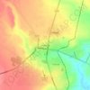 Vryburg topographic map, elevation, terrain
