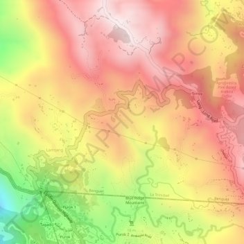 Admirals Farm Park topographic map, elevation, terrain