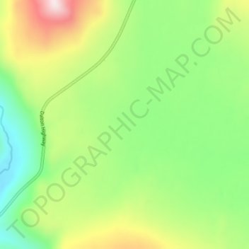 Chandalar Shelf topographic map, elevation, terrain