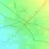 Dalby topographic map, elevation, terrain