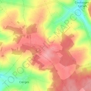 Reddy topographic map, elevation, terrain