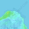 Les Morines topographic map, elevation, terrain