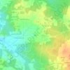 Bret topographic map, elevation, terrain