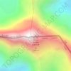 Teram Kangri III topographic map, elevation, terrain
