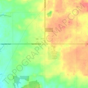 Fairview topographic map, elevation, terrain