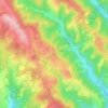 La Poursille topographic map, elevation, terrain