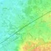 Duizend Appels topographic map, elevation, terrain
