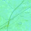 West Hewish topographic map, elevation, terrain